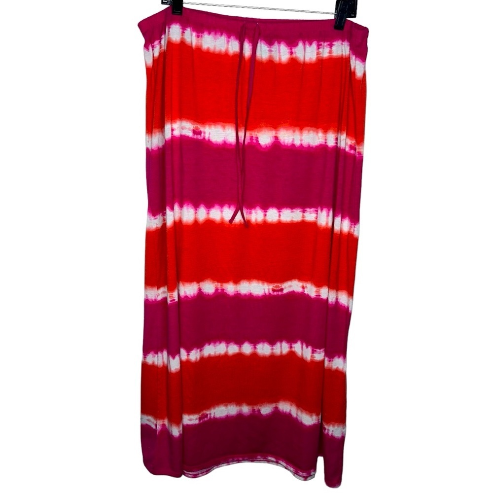 3/$15 Faded Glory Maxi Skirt Women's Size XL (16-18) - Pink / Orange / White